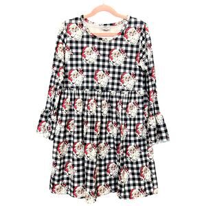 Girls Santa Ruffle Dress Size 8/9